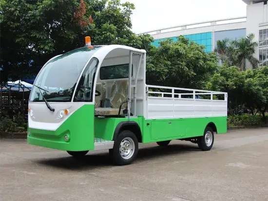 Xe tải điện mini tiện lợi cho vận chuyển hàng hóa tại sân bay và khu vực tùy chỉnh hình ảnh 1-description