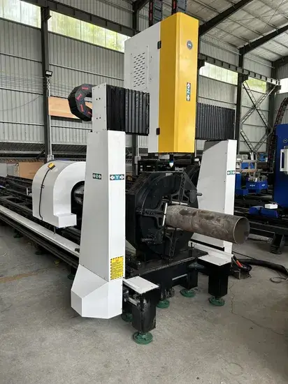 Máy cắt plasma CNC chuyên dụng cho việc cắt bevel ống và hình dạng trên dầm H hình ảnh 1-description