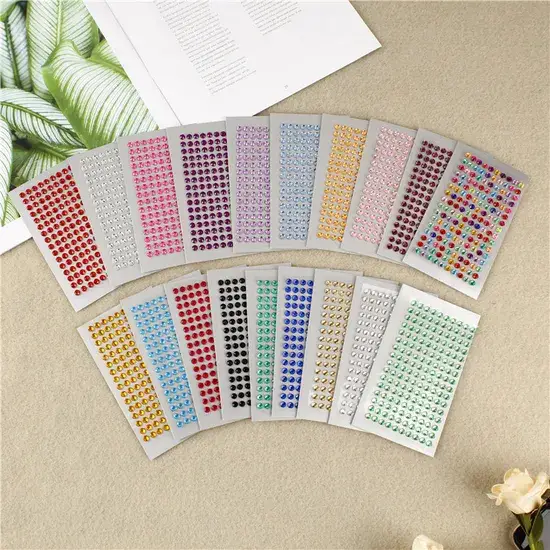 Nhãn dán lấp lánh bán buôn - Sản phẩm acrylic rhinestone mới nhất hình ảnh 1-description
