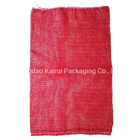 Bao lưới đựng khoai tây, hành, tỏi và trái cây có dây rút màu đen hình ảnh 1-description