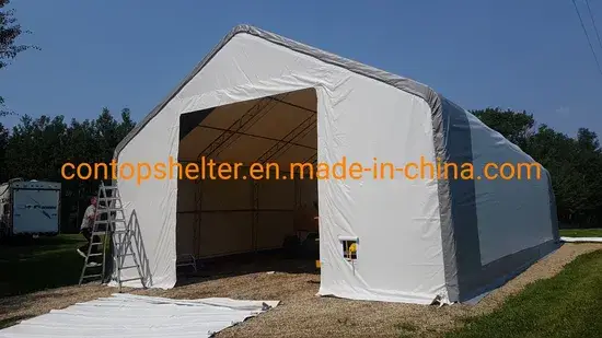 Khung ống thép cứng cáp cho việc lưu trữ trong nhà kho PVC và lều du lịch hình ảnh 1-description