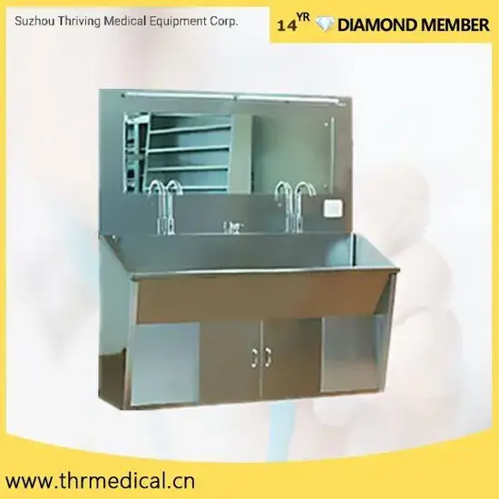 Bồn rửa tay phẫu thuật chất lượng cao từ thép không gỉ cho các cơ sở y tế (Mã sản phẩm: THR-SS027) hình ảnh 1-description