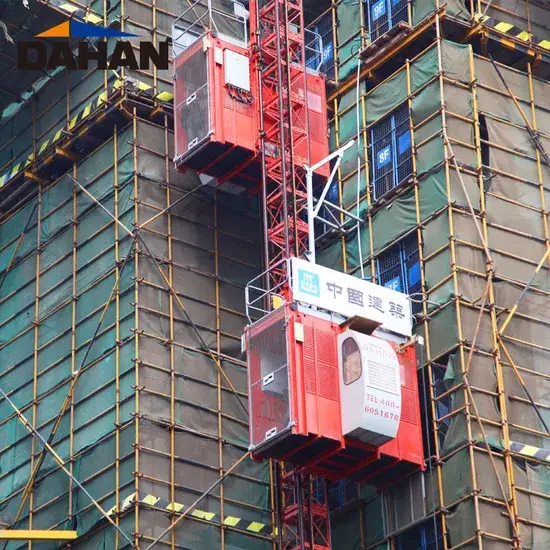 Thang máy xây dựng 40m/Min 2 tấn với công nghệ biến tần dành cho thị trường Ấn Độ hình ảnh 1-description