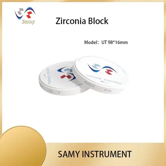 Khối Zirconia Disc Ut 98*16mm - Sản phẩm không thể thiếu cho phòng thí nghiệm nha khoa hình ảnh 1-description