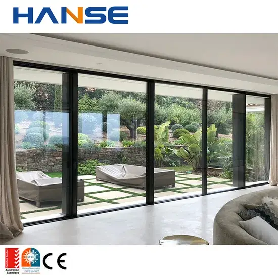 Cửa trượt gấp hai lớp kính cường lực chống nước, tùy chỉnh bằng nhôm và cung cấp tính năng cách âm cho không gian ngoại thất hình ảnh 1-description