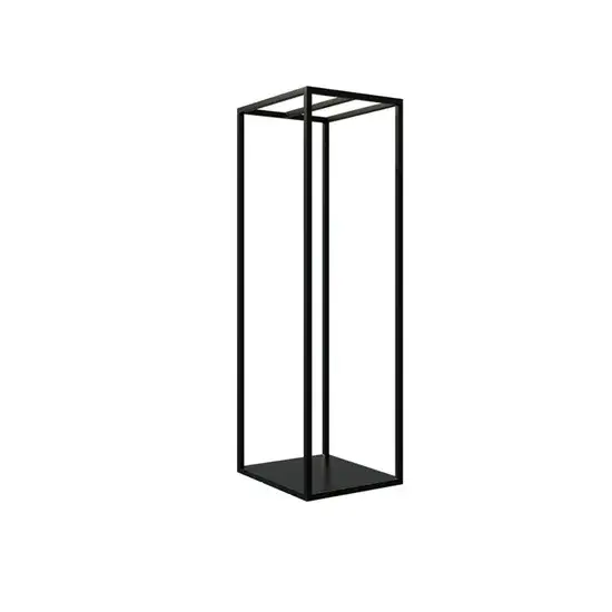 Giá treo quần áo đứng chất lượng cao cho việc lưu trữ quần áo nam/nữ/trẻ em, có sẵn trong màu đen, trắng, vàng và được làm từ vật liệu sắt tạo điểm nhấn cho phòng thời trang của bạn hình ảnh 1-description