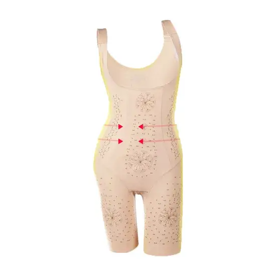 Bodysuit nữ vải chứa caffeine, hiệu quả đốt cháy mỡ, kiểm soát bụng với ion oxy âm - Sản phẩm hot hình ảnh 1-description