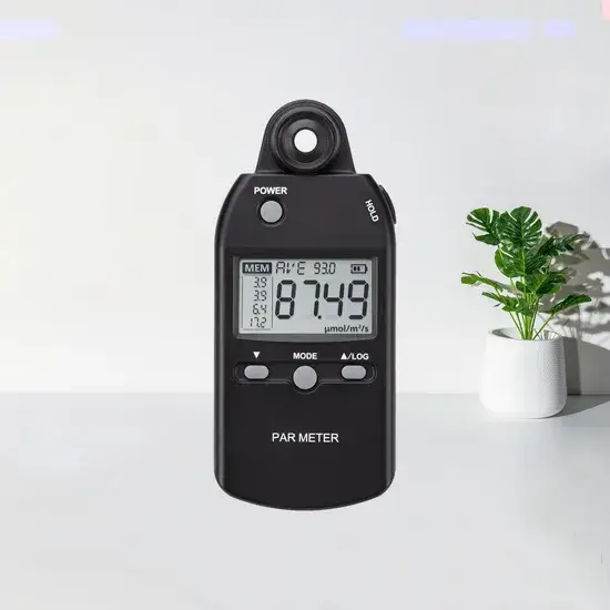 Máy đo lượng tử PAR tiên tiến cho đèn LED trồng cây, máy đo lux và toàn phổ hiệu quả hình ảnh 1-description