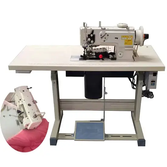 Máy may viền chăn chất lượng cao, thiết bị may chăn bọc hiện đại hình ảnh 1-description
