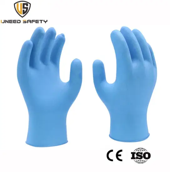 Găng tay kiểm tra nitrile tinh khiết không chứa latex, an toàn với tiêu chuẩn thực phẩm và chứng nhận CE, sản phẩm chất lượng cao hình ảnh 1-description