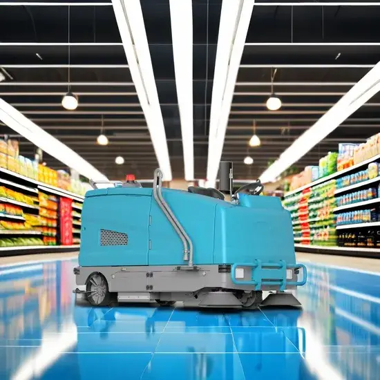 Máy chà sàn chất lượng cao, hiệu suất lớn, thiết bị quét đường hỗ trợ, làm sạch đường phố hình ảnh 1-description
