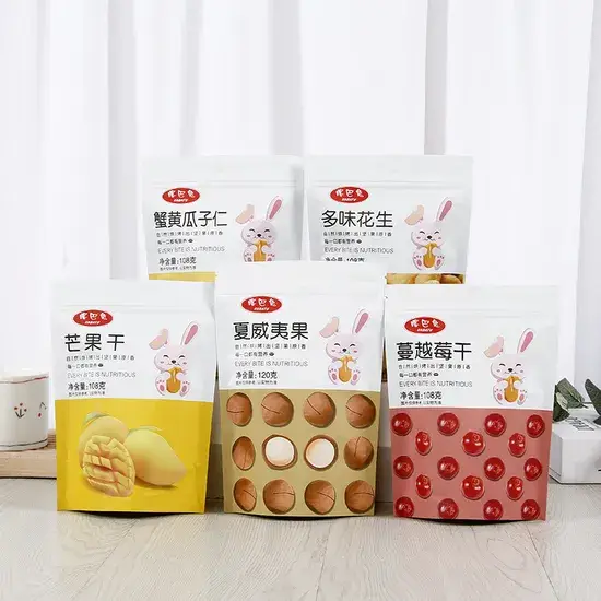 Túi chứa đồ ăn cho thú cưng làm theo yêu cầu, chống thấm nước và tiện dụng tái sử dụng hình ảnh 1-description
