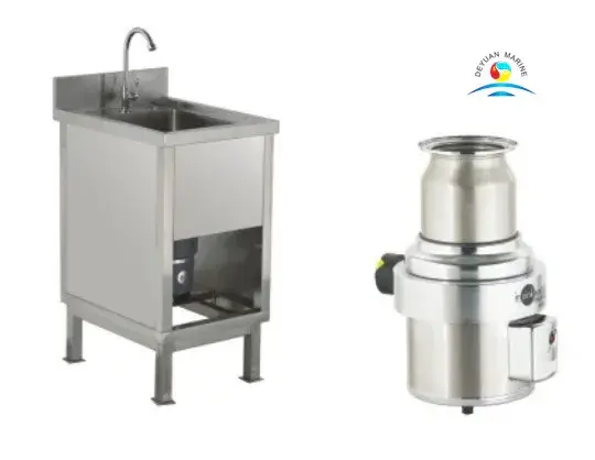 Máy xả rác chất lượng cao bằng vật liệu không gỉ cho tàu biển hình ảnh 1-description