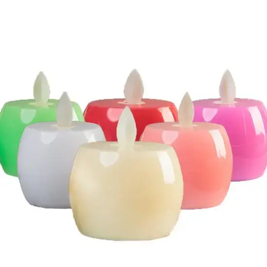 Nến tealight LED hình táo điện tử - Sự lựa chọn hoàn hảo cho không gian trang trí hình ảnh 1-description