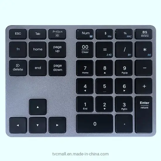 Bàn phím số mini không dây Mc-308dm Bluetooth/2.4G dành cho laptop, màu đen hình ảnh 1-description
