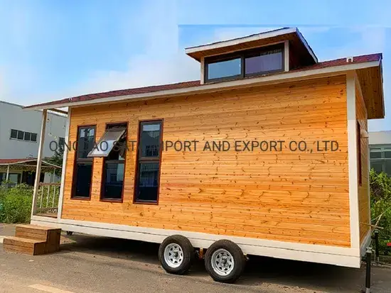 Thiết kế nhà nhỏ tiện lợi di động kết hợp với rơ moóc sản xuất từ Trung Quốc hình ảnh 1-description