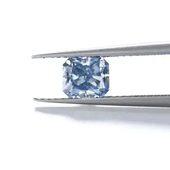 Đá Kim Cương Nhân Tạo 1 Carat Màu Xanh Rạng Rỡ - Phương Pháp Nhiệt Độ Cao & Áp Suất Cao hình ảnh 1-description