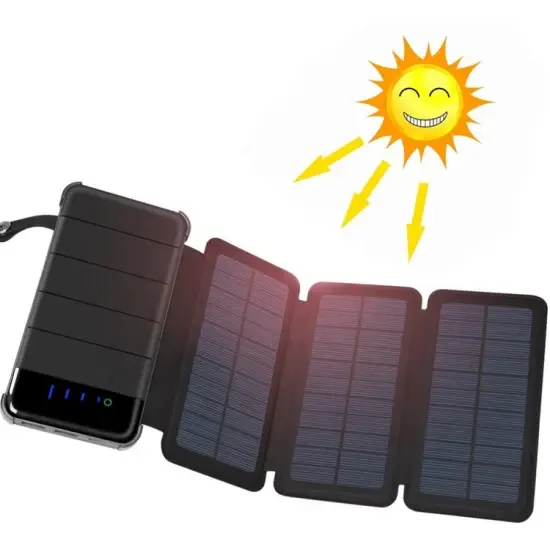 Túi sạc mặt trời gập lại cho điện thoại di động và bộ pin dự phòng, sản xuất theo tiêu chuẩn ISO hình ảnh 1-description