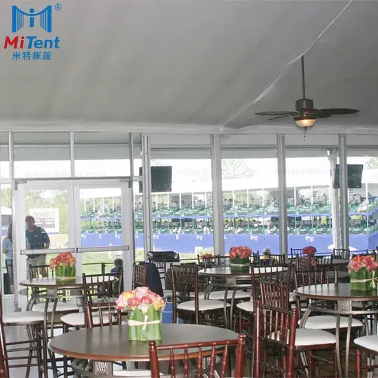 Lều cưới cao cấp với cấu trúc tường kính và lều sự kiện chất lượng hình ảnh 1-description