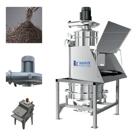 Túi cấp liệu công nghiệp nhỏ gọn - giải pháp kiểm soát bụi với thiết bị cân và đo lường hình ảnh 1-description