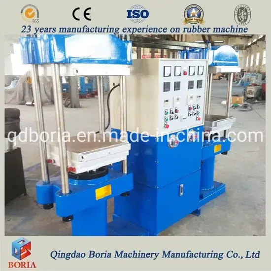 Máy ép cao su tự động với hệ thống PLC cho dây chuyền sản xuất miếng vá cao su nóng từ cao su SBR hình ảnh 1-description