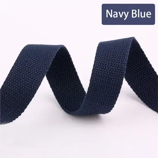 Túi đeo vai vải canvas màu xanh navy, được tạo theo đơn đặt hàng riêng, nhà sản xuất dây đeo bằng chất liệu polyester cotton hình ảnh 1-description
