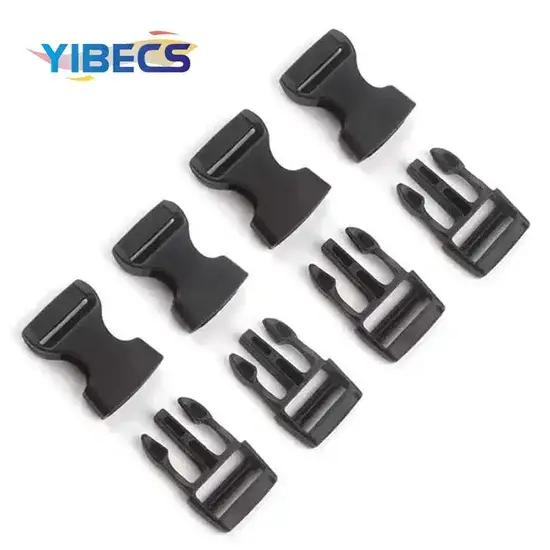 Ba lô POM màu đen Yibecs: Sản phẩm bán buôn với khóa webbing và khóa nhanh thả cho túi hình ảnh 1-description