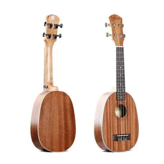 Ukulele sopran hình trái thơm, sản xuất OEM từ Trung Quốc hình ảnh 1-description