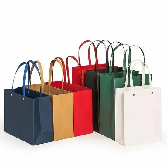 Túi giấy thời trang dành cho đám cưới với cánh cầm cao cấp hình ảnh 1-description
