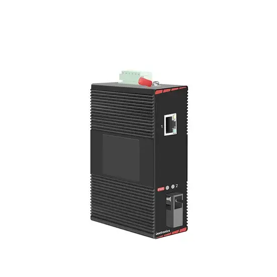 Bộ chuyển đổi Poe Ethernet nhanh công nghiệp từ 10/100base-Tx đến 100base-Fx (TX1310/RX1550nm SMF 20km Đơn SC) hình ảnh 1-description