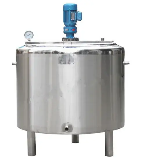 Bồn trộn và gia nhiệt thép không gỉ vệ sinh cánh khuấy hiệu quả hình ảnh 1-description