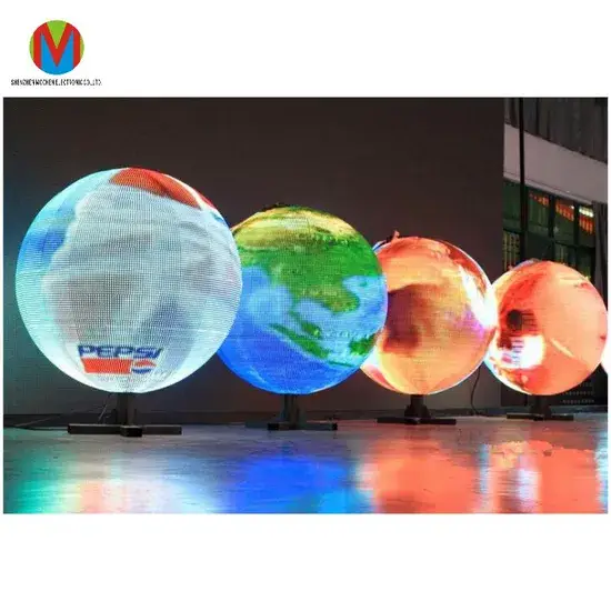 Màn hình LED Mềm Dẻo Hình cầu Trong nhà - 1m 2m 3m P2 P2.5 P3 P4 Đường kính hình ảnh 1-description