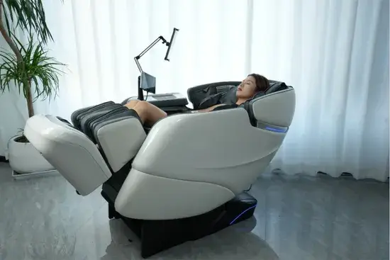 Ghế massage toàn thân không trọng lực với kết nối HiFi Bluetooth, sang trọng và tiện lợi hình ảnh 1-description