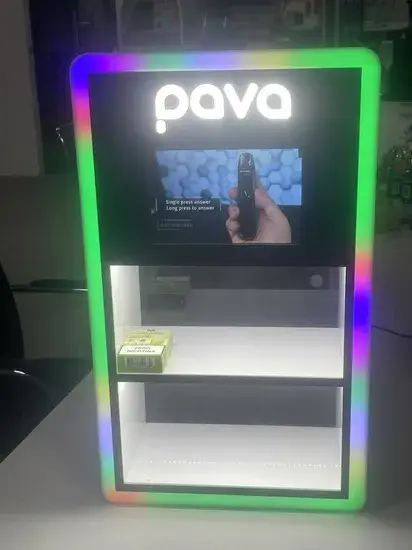 Vape LED acrylic trưng bày, đa màu sắc và màn hình LCD hiển thị hình ảnh 1-description