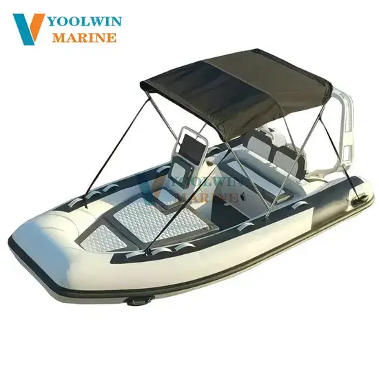 Thuyền gia đình bơm hơi chất liệu Dutable Aluminum PVC Hypalon - Sự lựa chọn hoàn hảo cho những chuyến thư giãn hình ảnh 1-description