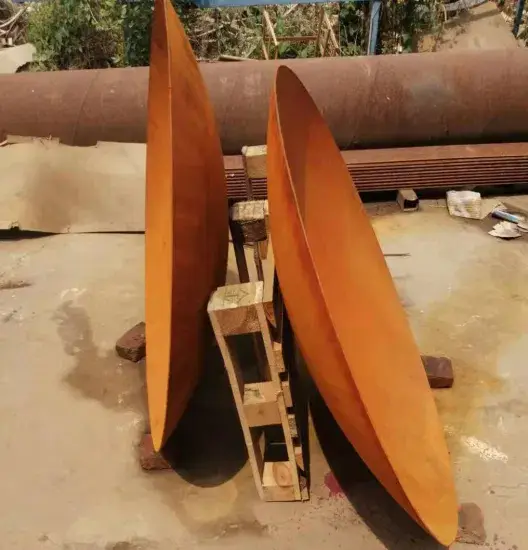 Lò Sưởi Được Làm Từ Thép Corten, Kiểu Dáng Chóp Gỉ, Phong Cách Ngoại Thất, Kích Thước 120cm hình ảnh 1-description