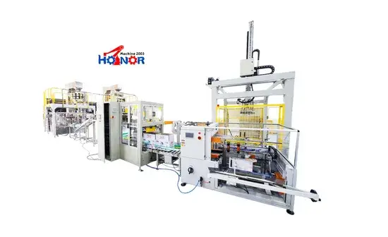 Tự động hóa quy trình đóng gói thùng carton với dây chuyền sản xuất và cân tự động hình ảnh 1-description