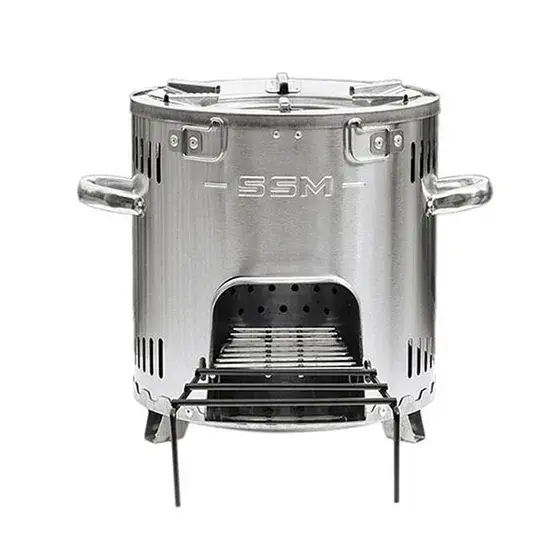 Đun nấu bằng gỗ: Bếp hiệu suất cao, tiết kiệm năng lượng, kiểu rocket hình ảnh 1-description