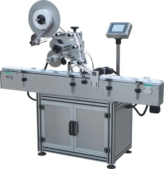 Máy tự động dán nhãn cho bề mặt phẳng và chai nước giặt hình ảnh 1-description