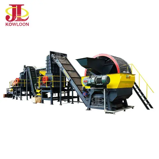 Nền tảng nghiền lốp xe đa năng với công nghệ máy nghiền trục kép hình ảnh 1-description