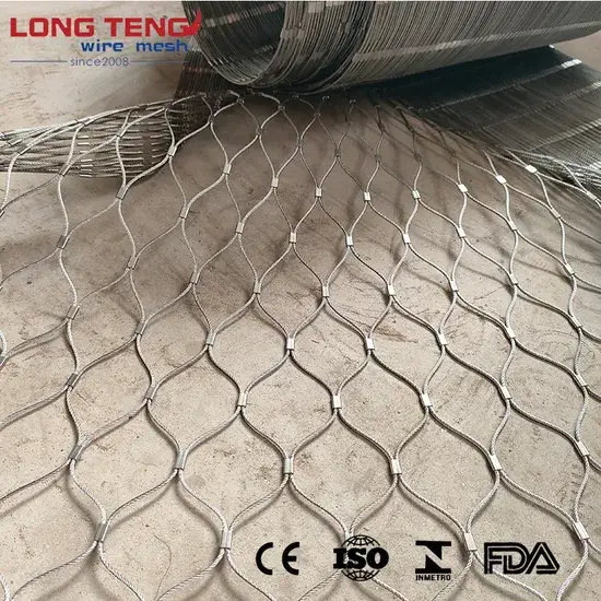Lưới trang trí thép không gỉ Anping Longteng, khả năng linh hoạt lắp đặt dễ dàng, sản phẩm chất lượng cao hình ảnh 1-description