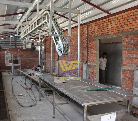 Dòng sản phẩm chuyên dùng chế biến gia súc và cừu kosher, máy móc giết mổ hiện đại hình ảnh 1-description