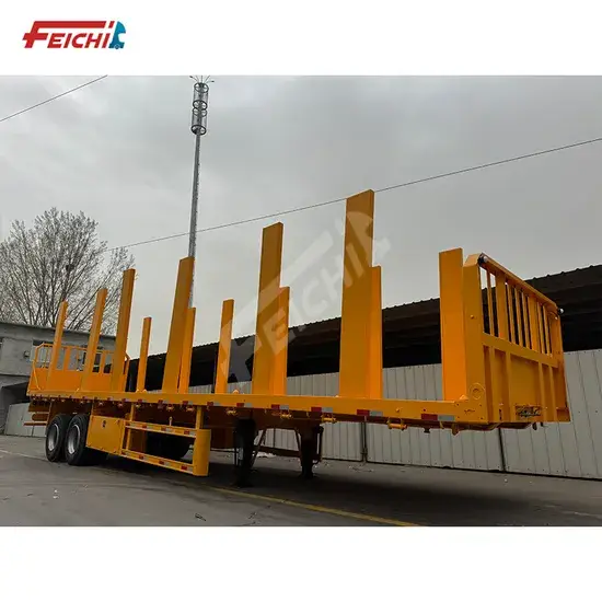 Rơ Moóc Phẳng Trục 40t - Sản phẩm Trung Quốc chuyên cho vận chuyển container gỗ hình ảnh 1-description