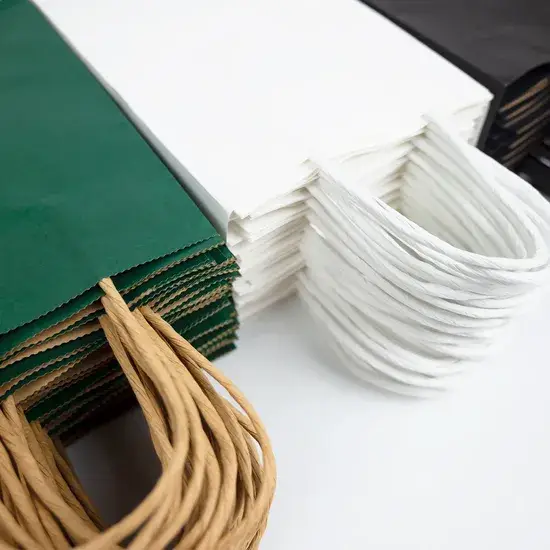 Túi đựng trái cây và hoa từ chất liệu giấy kraft, kiểu dáng đáy vuông, phù hợp mang đi và làm túi quà, có thể đặt làm số lượng lớn hình ảnh 1-description