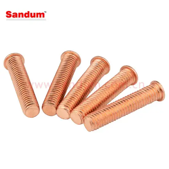 Đinh hàn mạ đồng có ren đầy đủ với giá ưu đãi hình ảnh 1-description