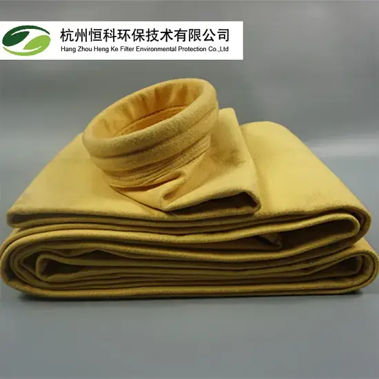 Bags lọc vải felt chất lượng cao cho ngành xi măng và thép - Polyimide P84, 550g và 500g hình ảnh 1-description