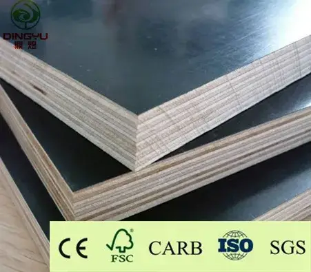 Ván ép phủ phim màu đen nâu - Sản phẩm ván ép chất lượng cao cho công trình xây dựng hình ảnh 1-description