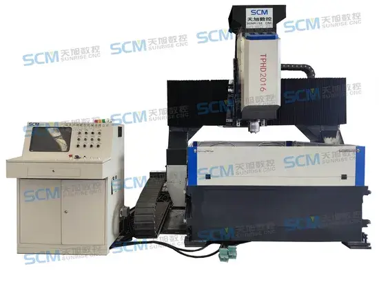 Máy khoan, phay và vát cạnh CNC tốc độ cao Tphd4016 cho tấm thép, mặt bích và tấm ống trong lĩnh vực kết cấu thép và lò hơi hình ảnh 1-description