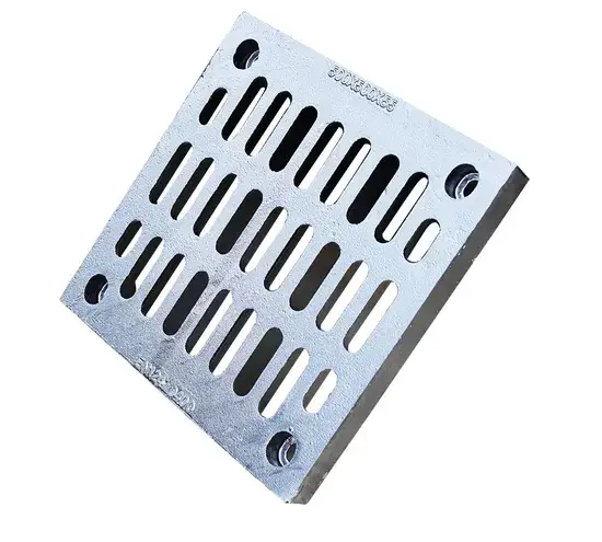 Nắp cống chất lượng cao từ gang dẻo chống kiềm, phù hợp để sử dụng cho lưới thoát nước và nắp cống mưa tại gara hình ảnh 1-description