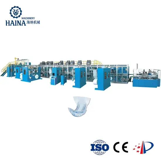 Chuyển động ổn định: Dây chuyền sản xuất tã trẻ em với hệ thống servo tốc độ đầy đủ hình ảnh 1-description
